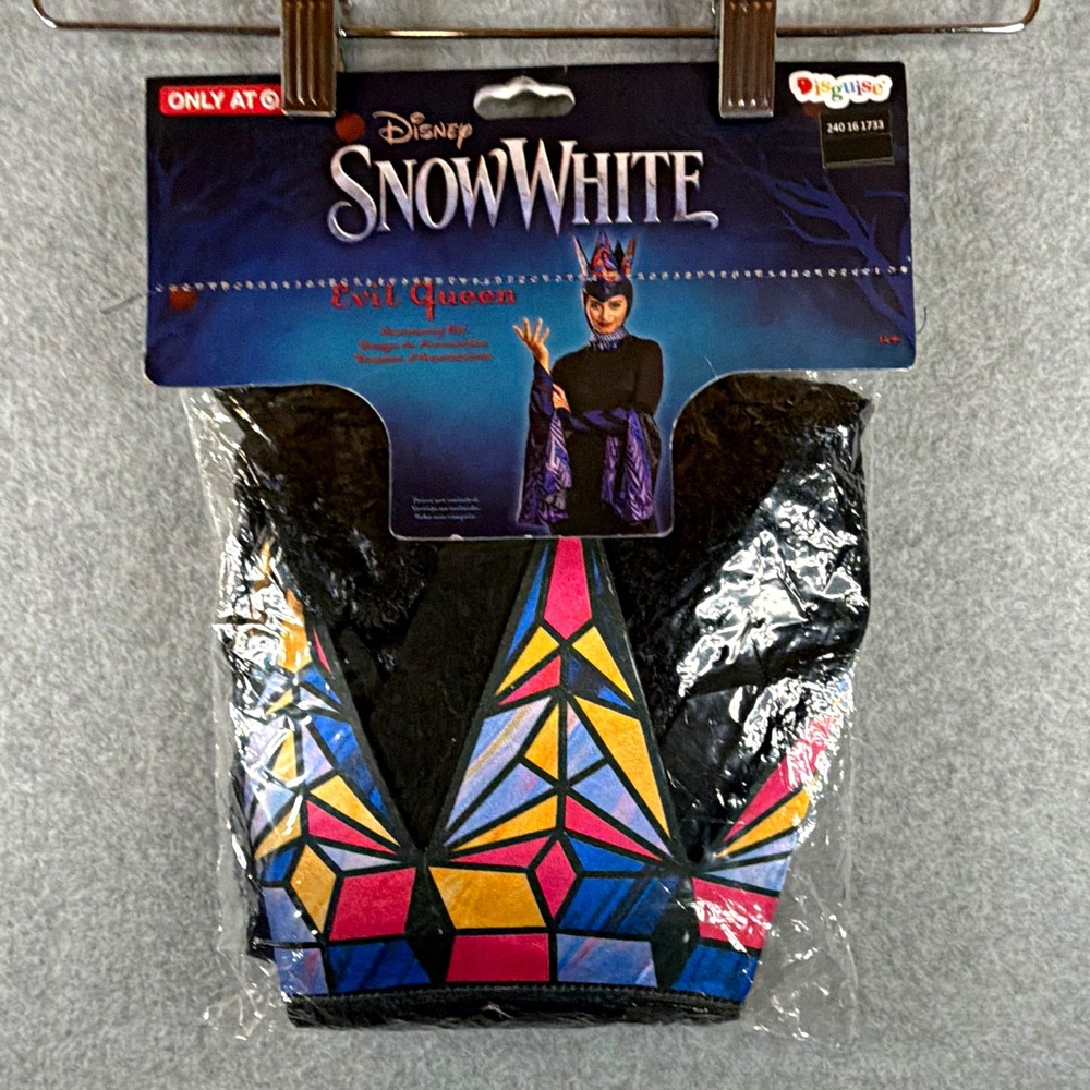 Disguise Snow White Evil Queen Metallic Accessory Kit Headpiece Necklace Sleeves